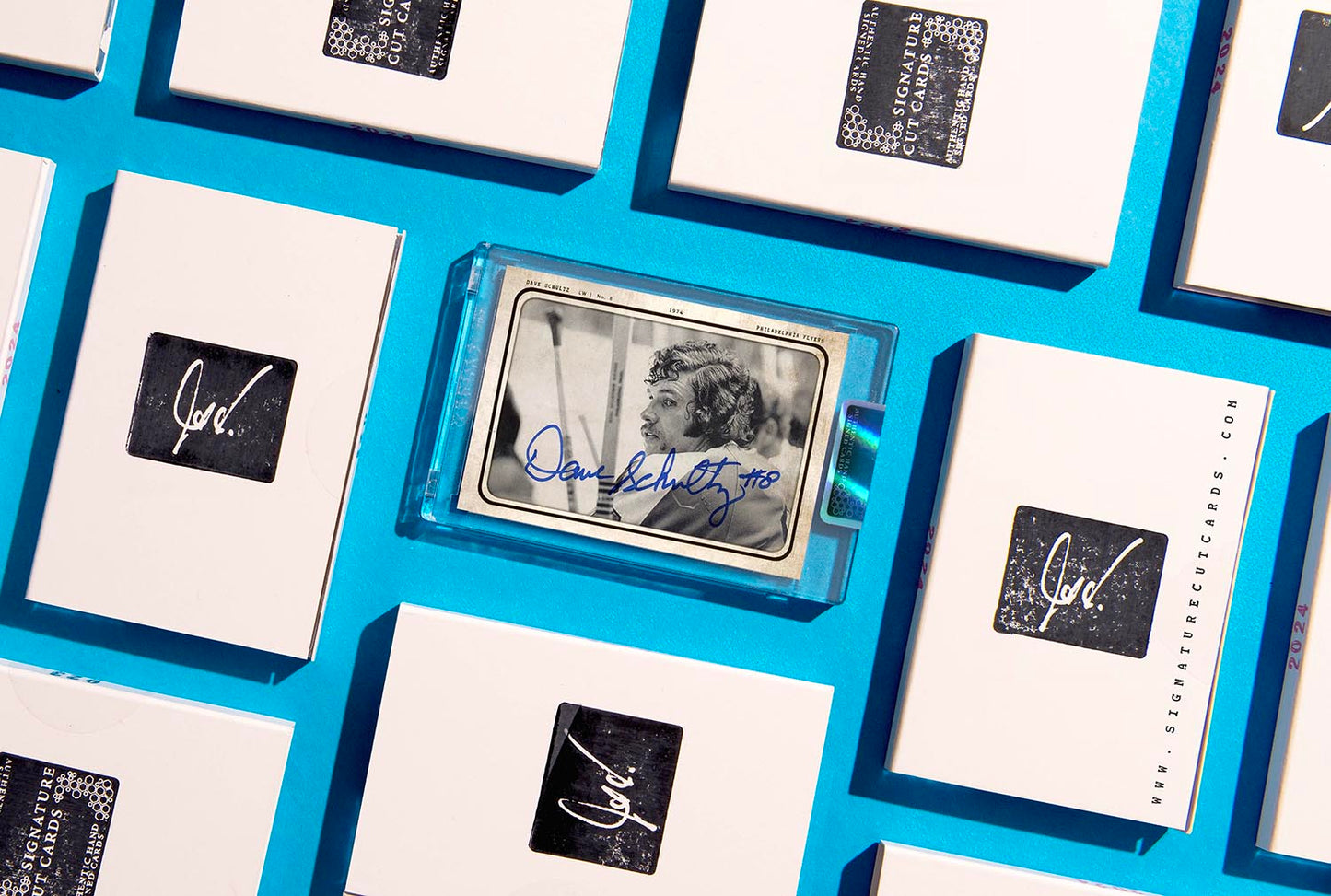 Dave Schultz Philadelphia Flyers AP Wirephoto Authentic Hand Signed Card #'d /10