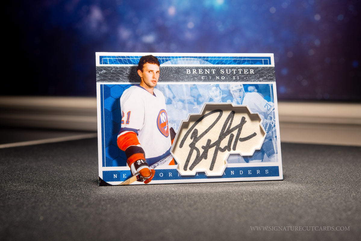 Brent Sutter New York Islanders Expansion Era Signature Cut Card