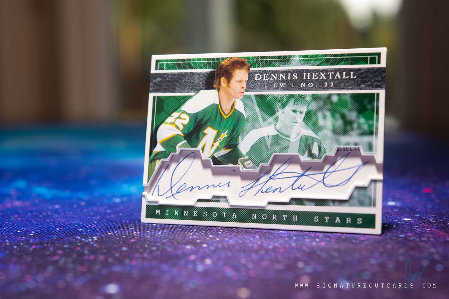 Dennis Hextall Minnesota North Stars Expansion Era Signature Cut Card