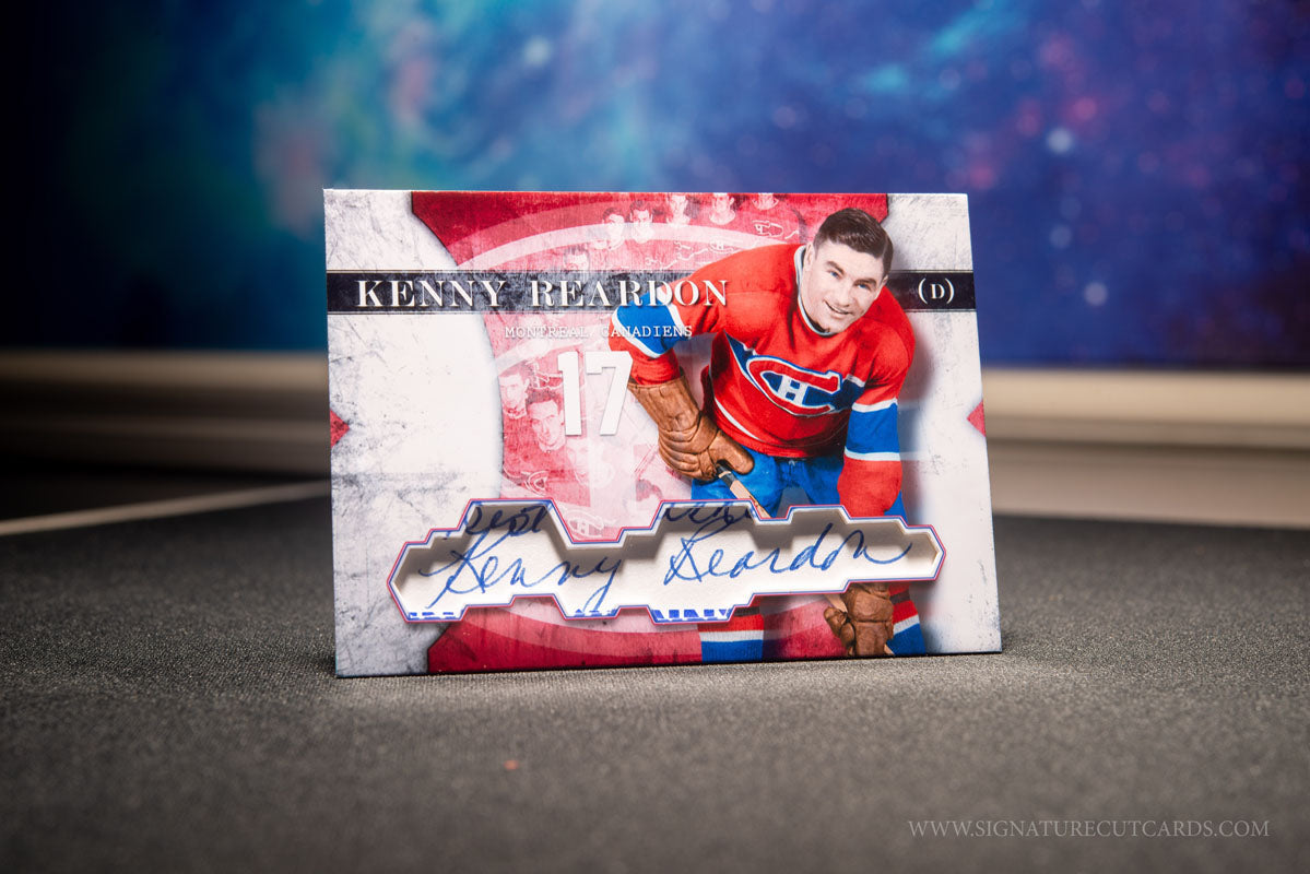 Kenny Reardon Montreal Canadiens Vintage Signature Cut Card