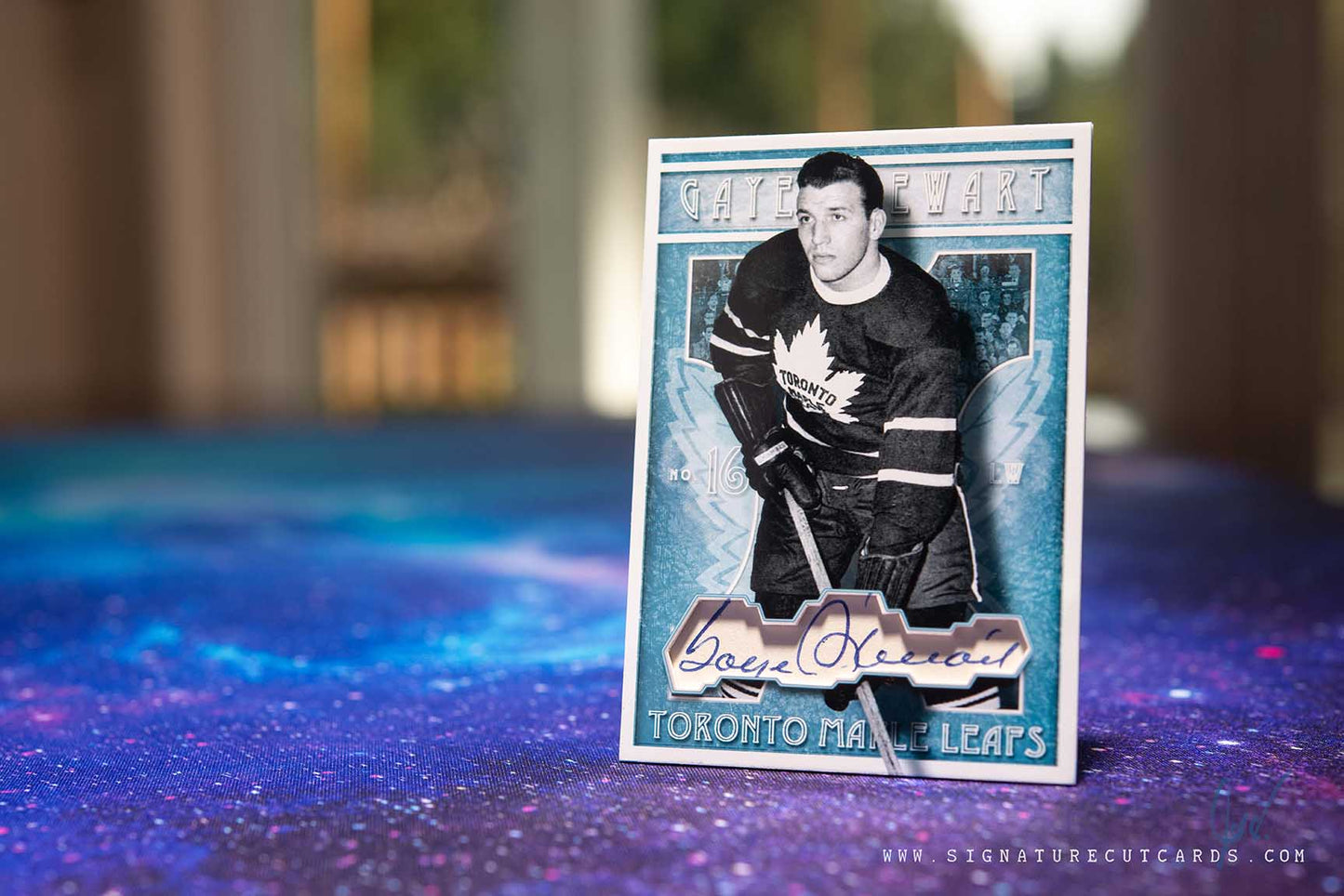 Gaye Stewart Toronto Maple Leafs Vintage Signature Cut Card