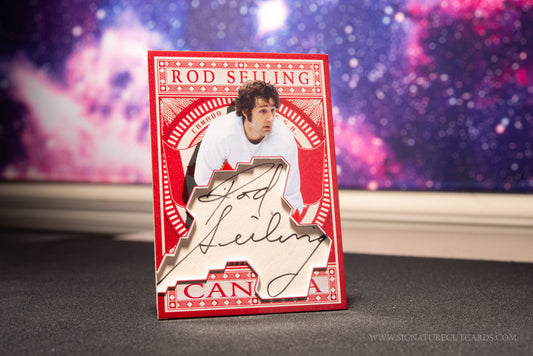 Rod Seiling 1972 Summit Series Team Canada Signature Cut Card