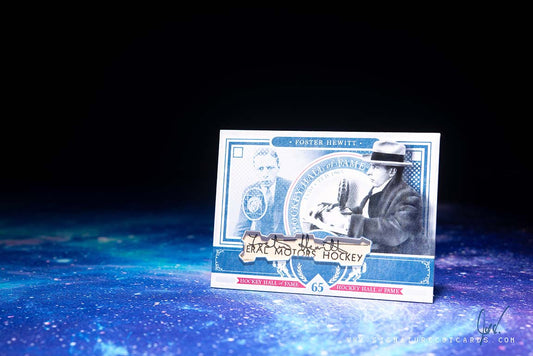 Foster Hewitt Hockey Night in Canada HHOF Class of Signature Cut Card