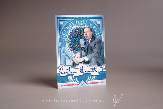 Foster Hewitt National Hockey League Signature Cut Card Autograph