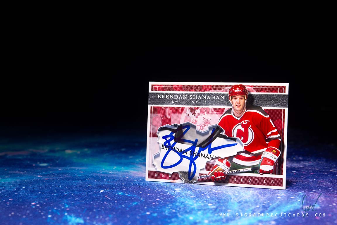 Bendan Shanahan New Jersey Devils Expansion Era Signature Cut Card