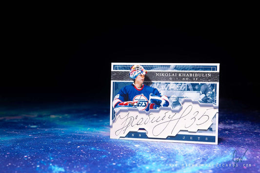 Nikolai Khabibulin Winnipeg Jets Expansion Era Signature Cut Card