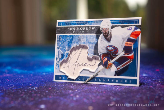 Ken Morrow New York Islanders Expansion Era Signature Cut Card