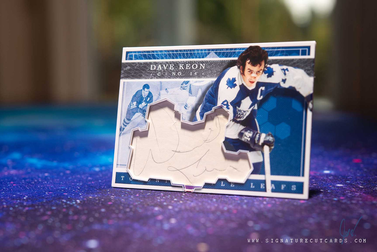 Dave Keon Toronto Maple Leafs Expansion Era Signature Cut Card