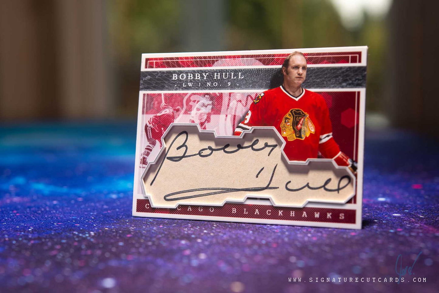 Bobby Hull Chicago Blackhawks Expansion Era Signature Cut Card
