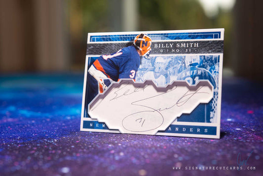 Billy Smith New York Islanders Expansion Era Signature Cut Card