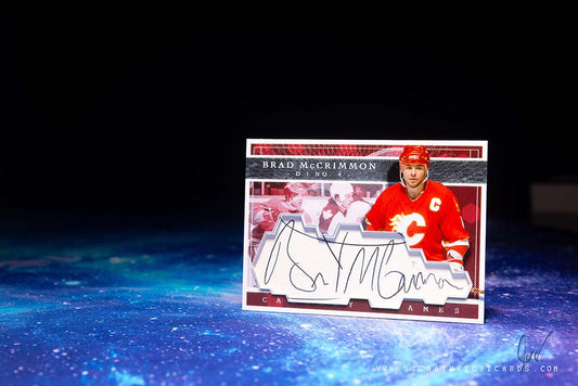 Brad McCrimmon Calgary Flames Expansion Era Signature Cut Card