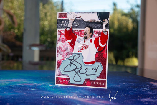 Brendan Shanahan Detroit Red Wings Expansion Era Signature Cut Card *Large