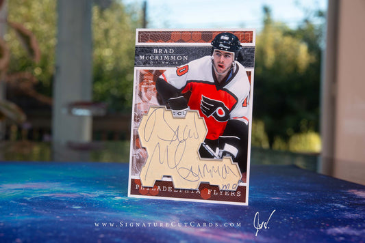 Brad McCrimmon Philadelphia Flyers Expansion Era Signature Cut Card *Large