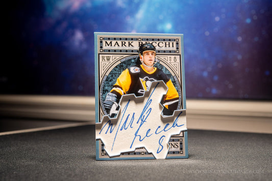 Mark Recchi Pittsburgh Penguins Expansion Era Signature Cut Card