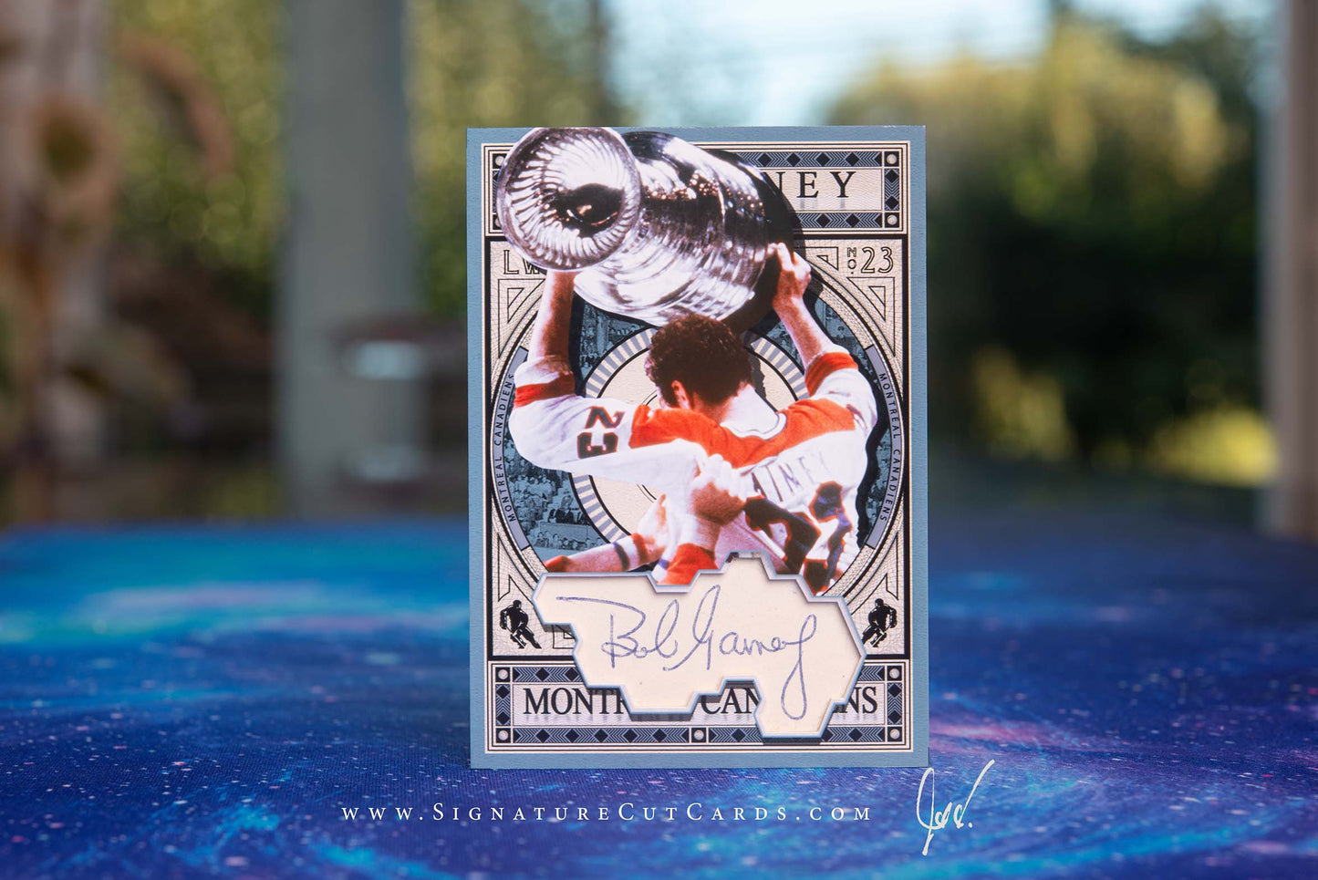 Bob Gainey Montreal Canadiens Expansion Era Signature Cut Card