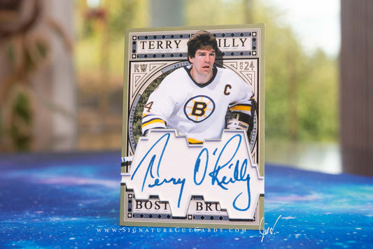 Terry O'Reilly Boston Bruins Expansion Era  Signature Cut Card
