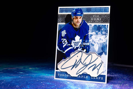 Tie Domi Toronto Maple Leafs Expansion Era Signature Cut Card