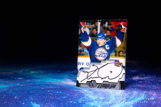 Keith Tkachuk Winnipeg Jets History in Photographs Signature Cut Card