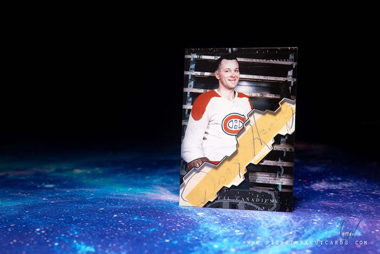 Doug Harvey Montreal Canadiens History in Photographs Signature Cut Card