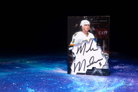 Mke Modano Minnesota North Stars History in Photographs Signature Cut Card