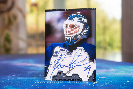 Felix Potvin Toronto Maple Leafs History in Photographs Signature Cut Card