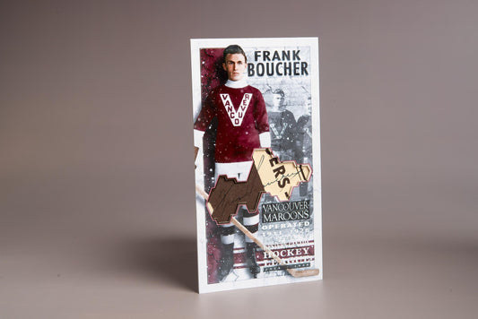 Frank Boucher Vancouver Maroons Signature Cut Tallboy Card Autograph