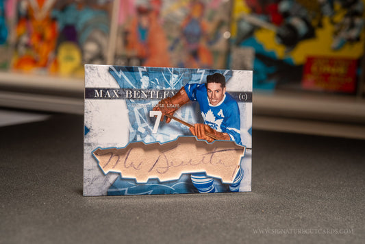 Max Bentley Toronto Maple Leafs Vintage Signature Cut Card