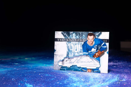 Ted Kennedy Toronto Maple Leafs Vintage Signature Cut Card