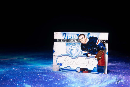 Bill Cook New York Rangers Vintage Signature Cut Card