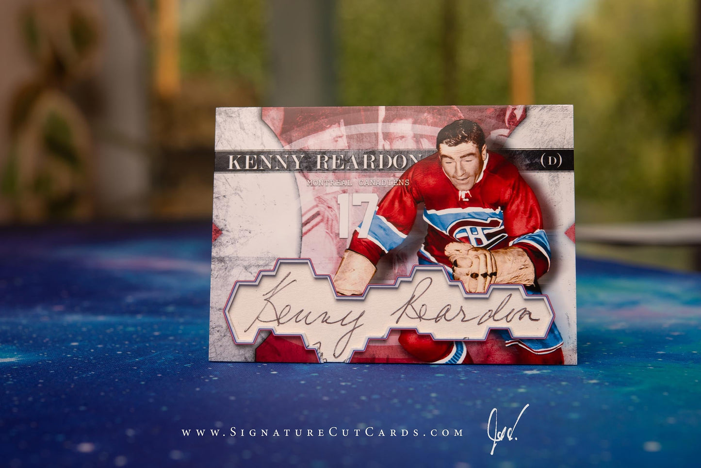 Kenny Reardon Montreal Canadiens Vintage Signature Cut Card