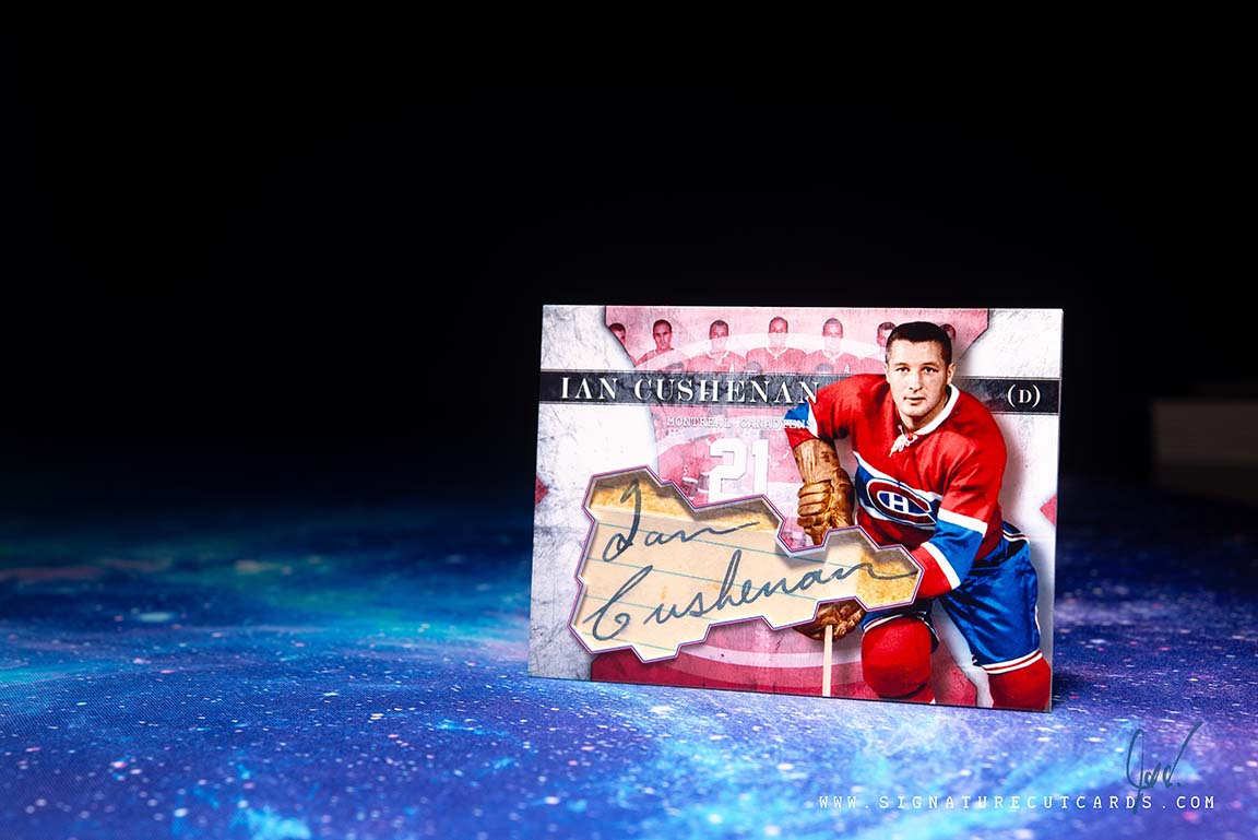 Ian Cushenan Montreal Canadiens Vintage Signature Cut Card