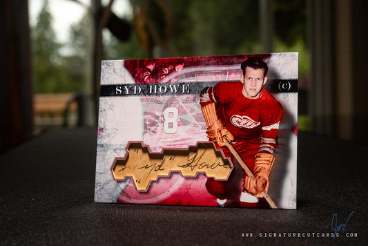Sid Howe Detroit Red Wings Vintage Signature Cut Cards