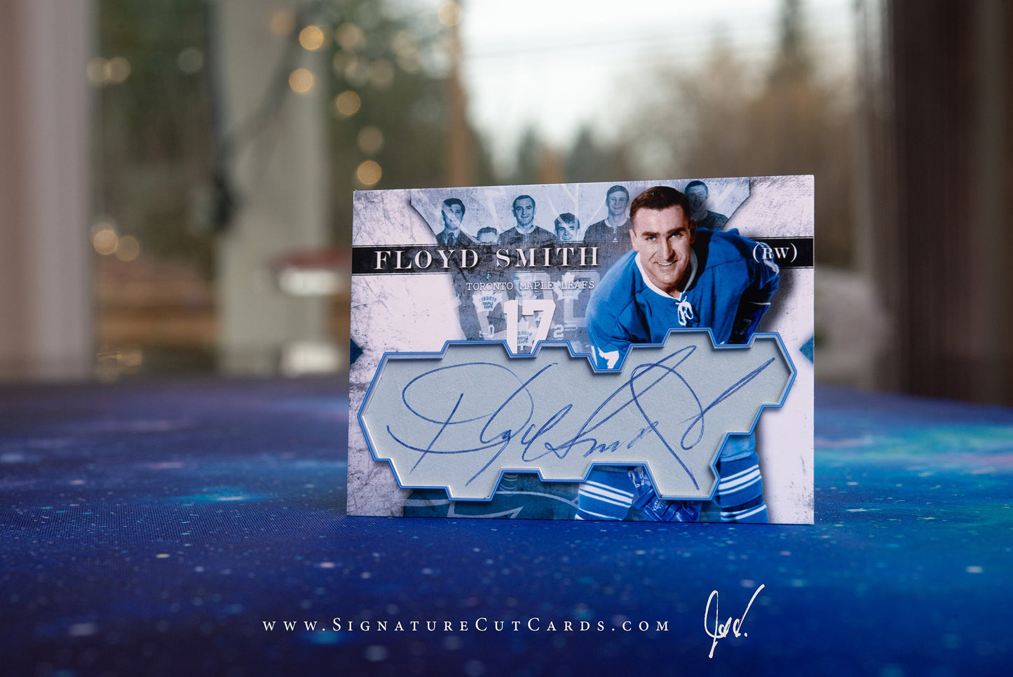 Floyd Smith Toronto Maple Leafs Vintage Signature Cut Card