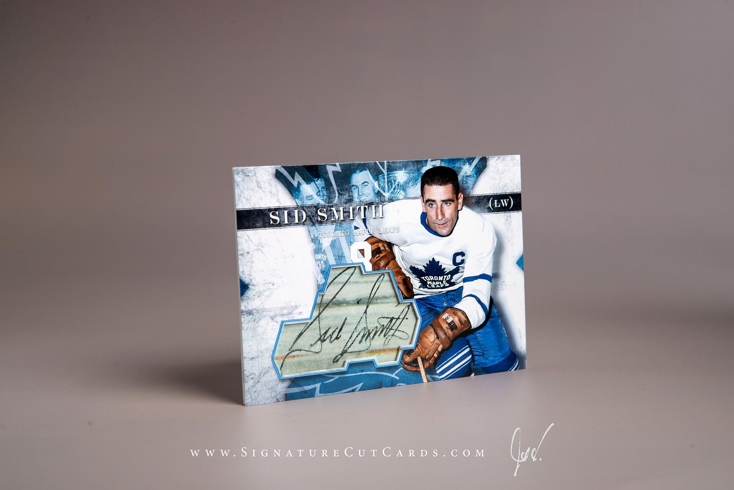 Sid Smith Toronto Maple Leafs Signature Cut Card Autograph