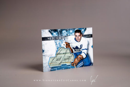 Sid Smith Toronto Maple Leafs Signature Cut Card Autograph