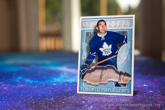 Ron Stewart Toronto Maple Leafs Vintage Signature Cut Card
