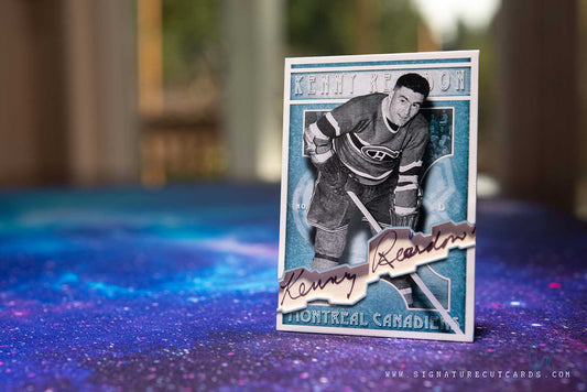 Kenny Reardon Montreal Canadiens Vintage Signature Cut Card