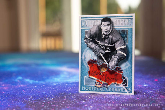 Dollard St. Laurent Montreal Canadiens Vintage Signature Cut Card