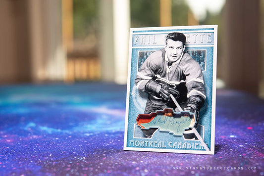 Phil Goyette Montreal Canadiens Vintage Signature Cut Card