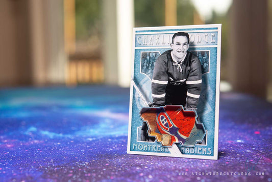 Charlie Hodge Montreal Canadiens Vintage Signature Cut Card