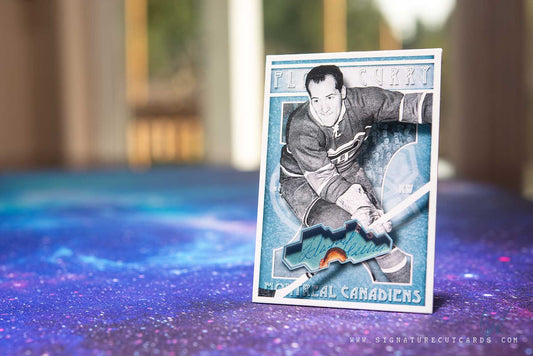 Floyd Curry Montreal Canadiens Vintage Siganture Cut Card