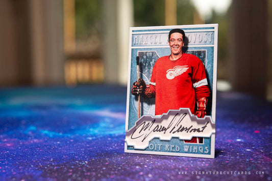 Marcel Pronovost Detroit Red Wings Vintage Signature Cut Card