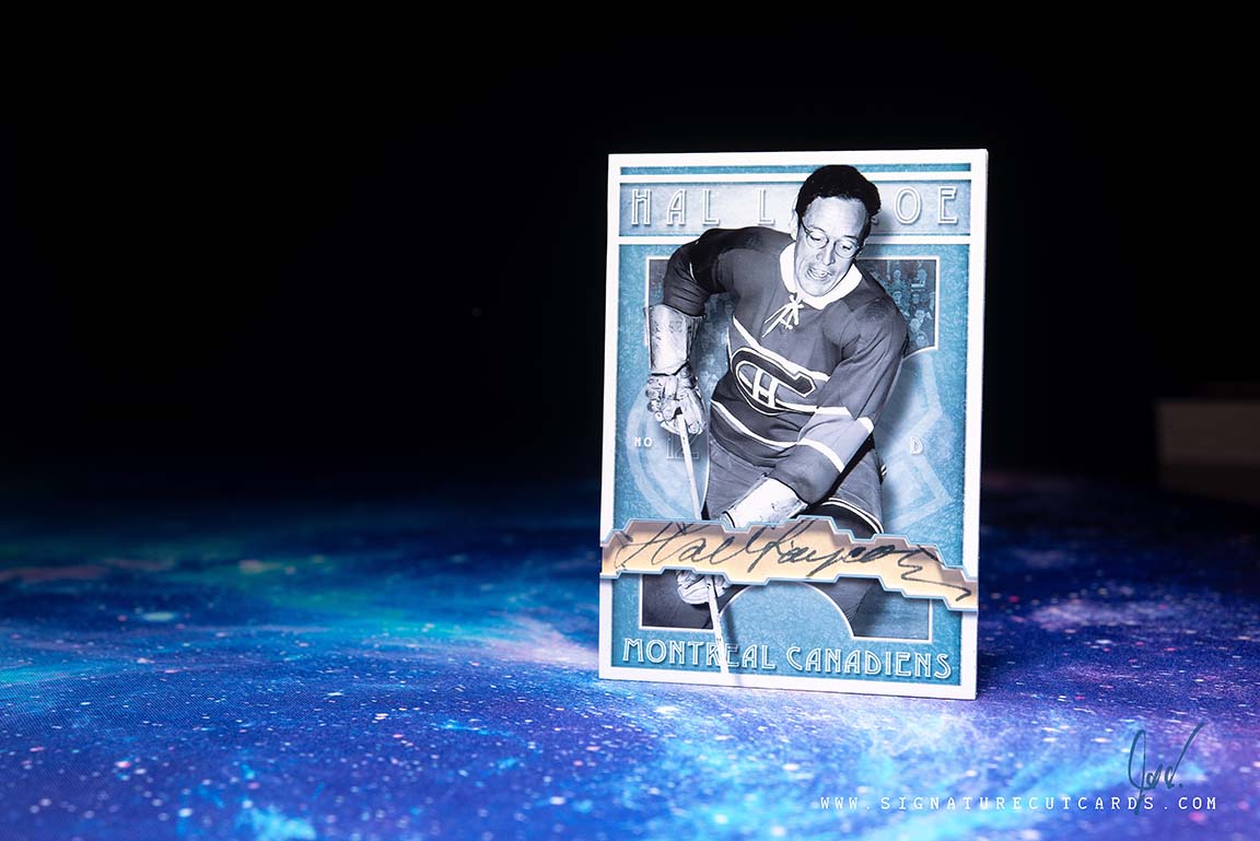 Hal Laycoe Montreal Canadiens Vintage Signature Cut Card