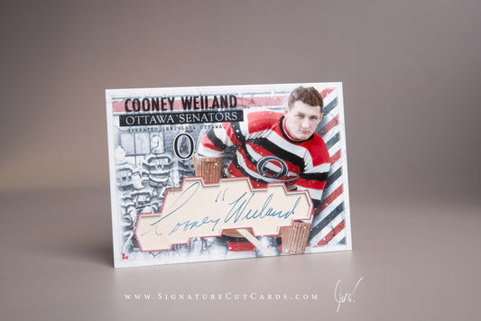Cooney Weiland Ottawa Senators Signature Cut Card Autograph